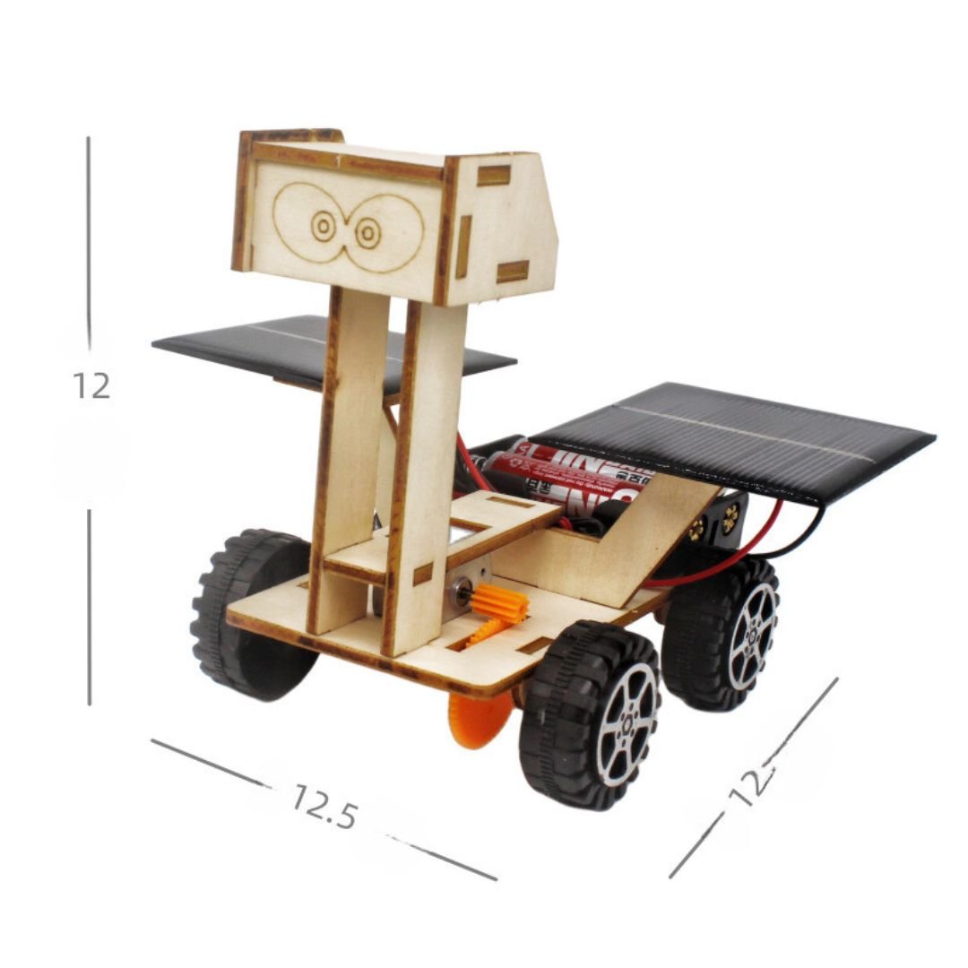 Mini Robô educativo DIY com painel solar - Cuidarte Integral