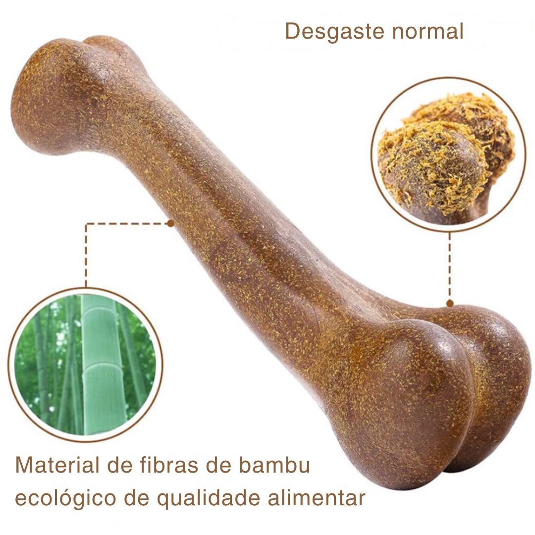 Osso eco - friendly para cachorros pequeno, médio e grande porte - Cuidarte Integral