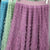 Saia Longa de Tule em Camadas Plissada Cintura Alta Feminina Boho Chic