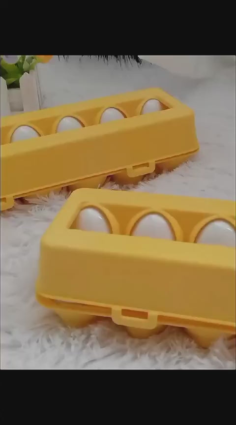 Brinquedo educacional ovo formas 3D Montessori - 3 a 5 anos