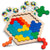 Quebra - cabeças educativo tangram montessori 3d hexagonal - (3 A 12 ANOS) - Cuidarte Integral