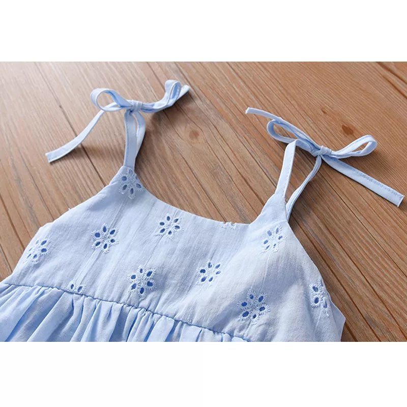 Vestido de algodão Menina Floral - tam 2 ao 6 - Cuidarte Integral