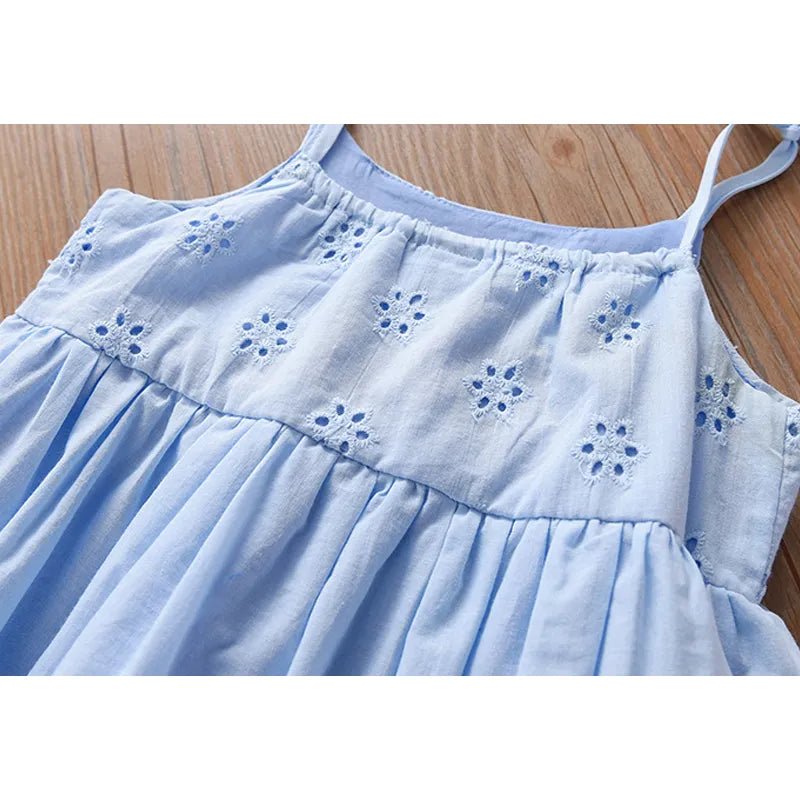 Vestido de algodão Menina Floral - tam 2 ao 6 - Cuidarte Integral