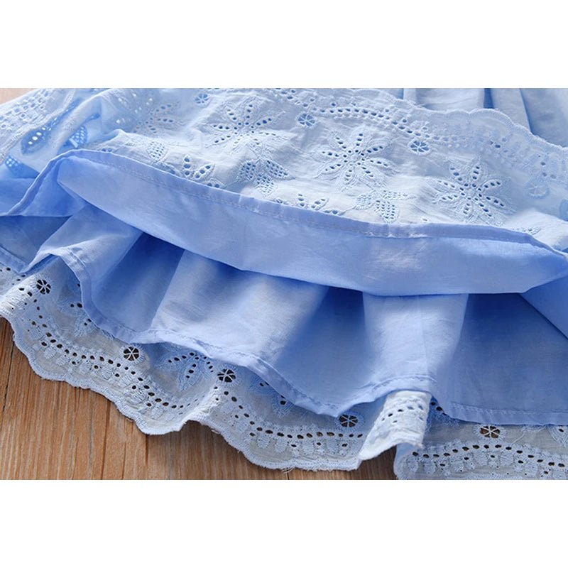 Vestido de algodão Menina Floral - tam 2 ao 6 - Cuidarte Integral