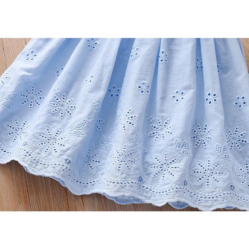 Vestido de algodão Menina Floral - tam 2 ao 6 - Cuidarte Integral