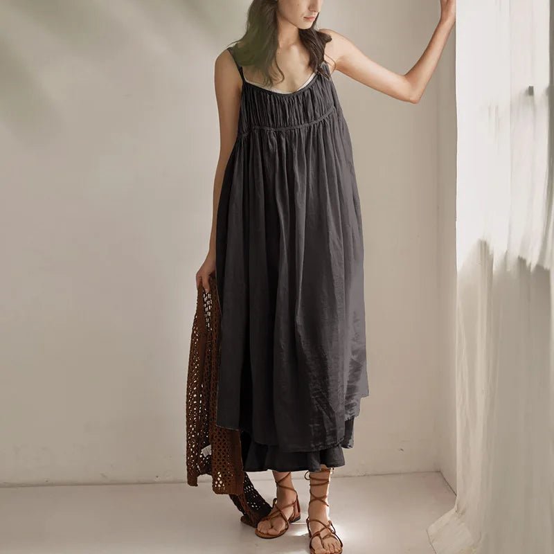 Vestido feminino 100% algodão boho chic tamanho único - Cuidarte Integral