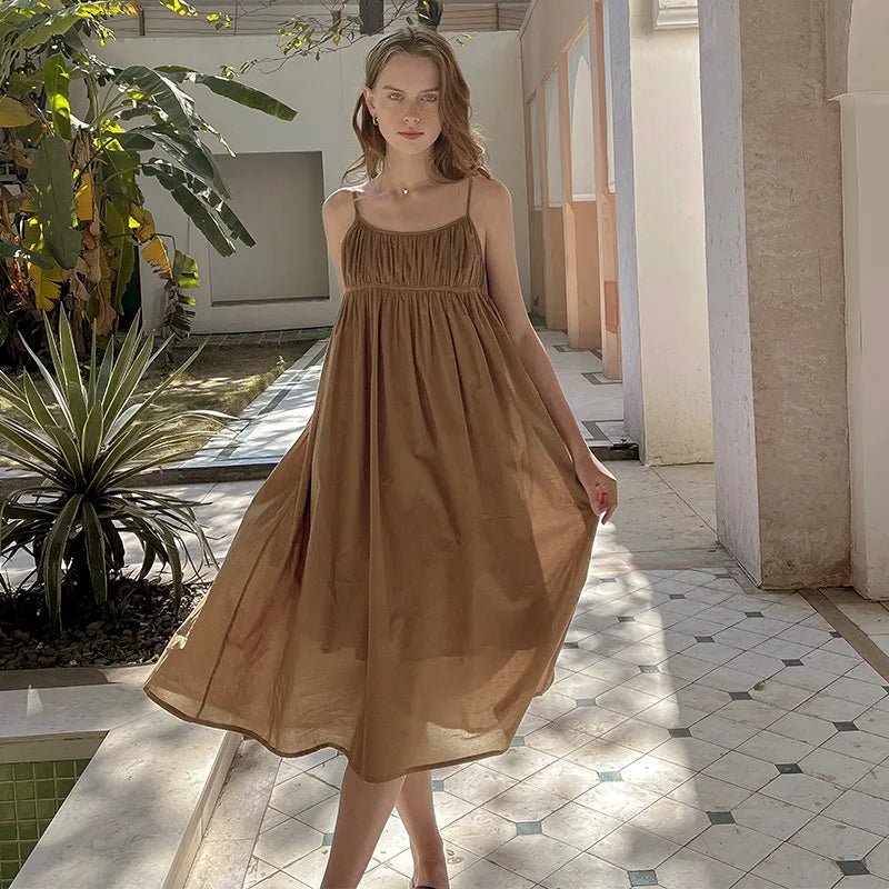 Vestido feminino 100% algodão boho chic tamanho único - Cuidarte Integral