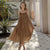 Vestido feminino 100% algodão boho chic tamanho único - Cuidarte Integral
